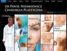 Tablet Screenshot of niemkiewicz.pl